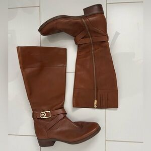 MICHAEL Michael Kors Women’s Rory Hardware Strap Riding Boots